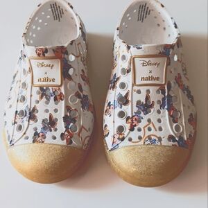 Disney × Native 50th Anniversary Minnie Mouse Toddler Slip On Shoes Size C5